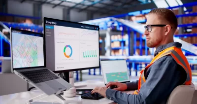 Freight broker managing peak season logistics and holiday shipping